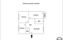 De vanzare apartament 3 camere, 68 mp, boxa subsol, zona Big