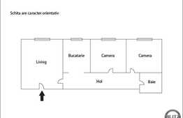 3 camere, 60 mp utili, loc de parcare, complet mobilat, zona strazii Primaverii