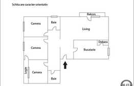 4 camere, 81 mp utili, boxa la subsol, zona strazii Castanilor!