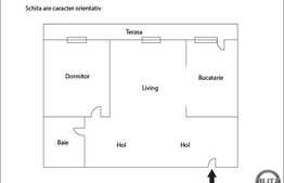 2 camere, 58,56 mp utili, imobil nou, semifinisat!