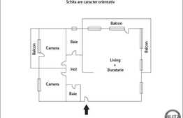 Vanzare apartament 3 camere, 82 mp, loc de parcare, zona strazii Buna Ziua