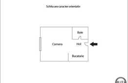 De vanzare garsoniera, 22 mp, zona strazii Cojocnei