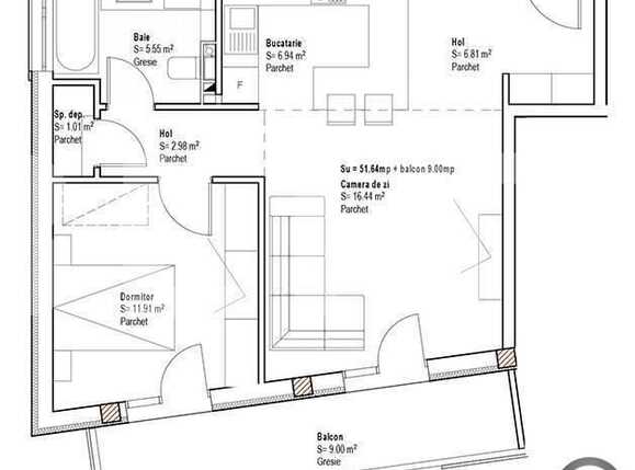 Apartament de vânzare 2 camere Borhanci - 15723AV | BLITZ Cluj-Napoca | Poza3