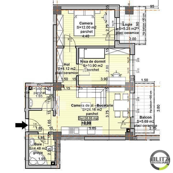 Apartament de vânzare 3 camere Baciu - 15735AV | BLITZ Cluj-Napoca | Poza11