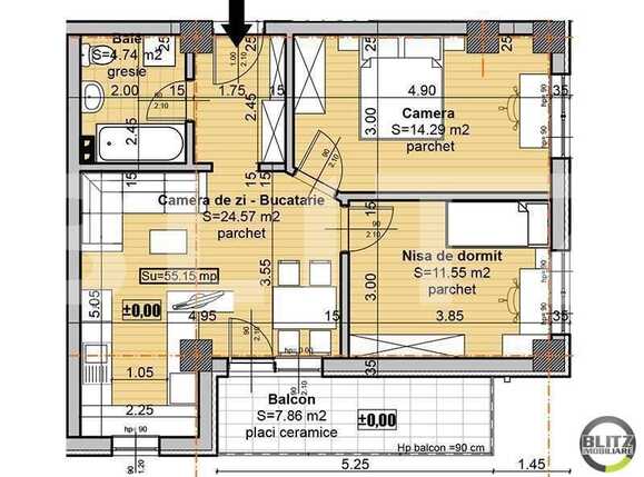 Apartament de vânzare 3 camere Baciu - 15738AV | BLITZ Cluj-Napoca | Poza1