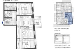 Apartament de 3 camere, etaj intermediar, semifinisat, zona Semicentrala