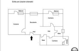 Apartament de vanzare cu 3 camere, decomandate, 62 mp, cu loc de parcare si boxa