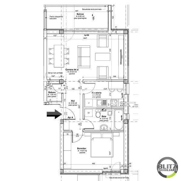 Apartament de vânzare 2 camere Borhanci - 15753AV | BLITZ Cluj-Napoca | Poza3