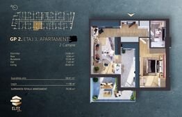 Apartament 2 camere, finisat, orientare vestica, zona Fabricii