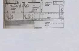De vanzare 3 camere, 56 mp, terasa de 9.5 mp, zona Tauti! Cu parcare!