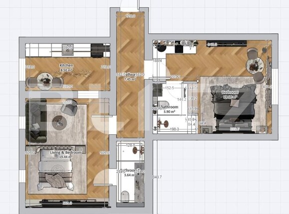 Apartament de vânzare 2 camere Central - 158201AV | BLITZ Cluj-Napoca | Poza1