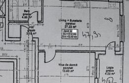 Apartament 2 camere, etaj intermediar, orientare Vestica, zona Vivo 