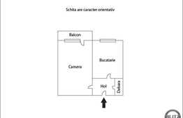 De vanzare garsoniera 41 mp, boxa subsol, zona strazii Aleea Muscel