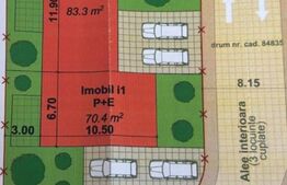 CASA CUPLATA, 110 mp, 110 teren, zona Terra 