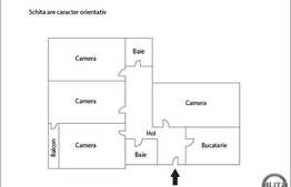 4 camere, decomandat, 79 mp, zona strazii Teleorman