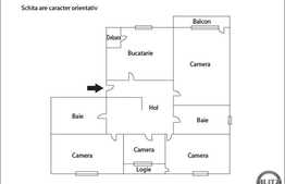 4 camere, 80 mp utili, mobilat, parcare, zona strazii Gheorghe Dima!