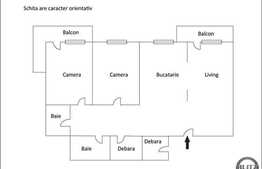 Vanzare apartament 3 camere, 66 mp, boxa, garaj, zona strazii Aurel Vlaicu