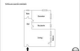 2 camere, 57 mp! Semifinisat! Posibilitate RATE! Zona magazinului Unicarm!