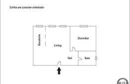Apartament partial finisat, 53 mp, pret convenabil! Imobil finalizat in 2015!