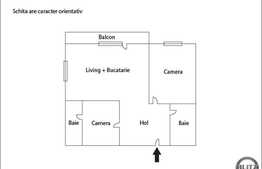 Vanzare apartament 3 camere, 70 mp, complet mobilat, zona Sala Sporturilor