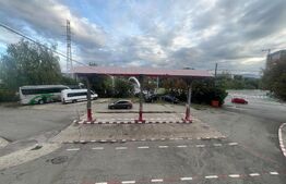 Statie PECO de inchiriat, teren de 500 mp, cladire de birouri si anexe