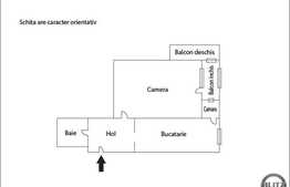 1 camera, decomandat, 46 mp, boxa subsol, zona strazii Observatorului