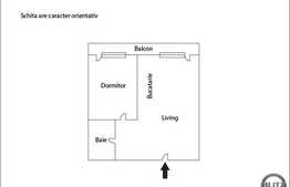 Vanzare apartament cu 2 camere in zona Terra! 42 mp, balcon de 8 mp!