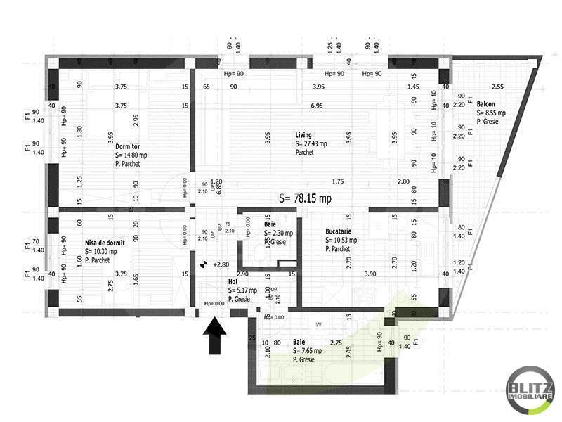 Apartament de vânzare 3 camere Bună Ziua - 15925AV | BLITZ Cluj-Napoca | Poza1