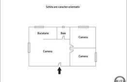 De vanzare apartament 3 camere, 63,5 mp, parcare, boxa subsol, zona Oncos