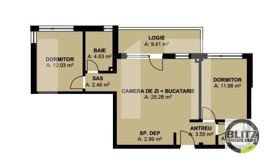 Apartament de vânzare 3 camere Floreşti - 15939AV | BLITZ Cluj-Napoca | Poza12