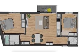 Apartament 3 camere,72 m, parcare, et intermediar, zona Vivo