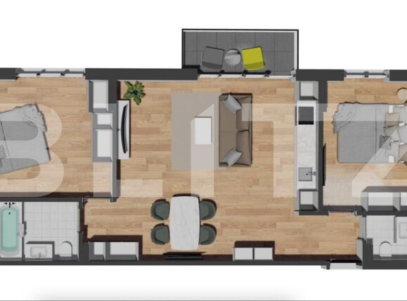 Apartament de vânzare 3 camere Manastur - 159429AV | BLITZ Cluj-Napoca | Poza1