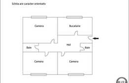 De vanzare apartament 3 camere, 71 mp, decomandat, zona strazii Dunarii