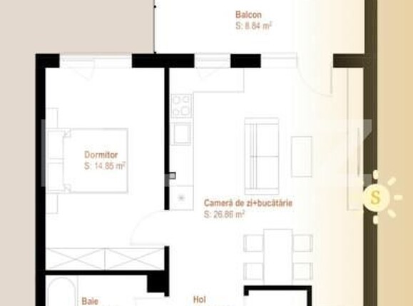 Apartament de vânzare 2 camere Floreşti - 159685AV | BLITZ Cluj-Napoca | Poza4