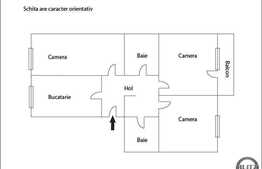 Vanzare apartament 3 camere, 68 mp, parcare, boxa, zona strazii Scortarilor