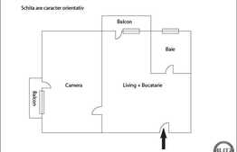 Vanzare apartament 2 camere, 42 mp, boxa subsol, zona strazii Campului