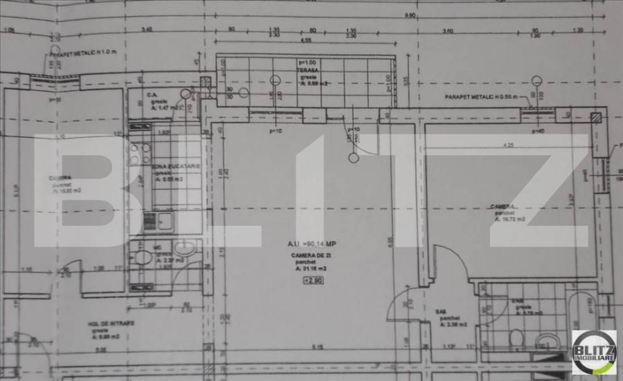 Apartament de vânzare 3 camere Zorilor - 15981AV | BLITZ Cluj-Napoca | Poza9