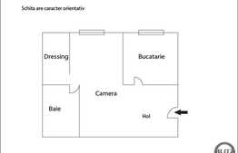 De vanzare apartament 1 camera, 42 mp, etaj intermediar, zona strazii Oasului