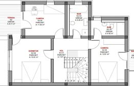 Casa alipita in Feleacu cu priveliste panoramica, constructie premium