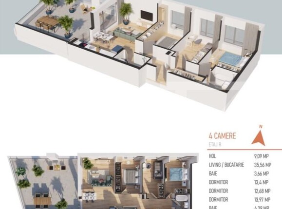 Apartament de vânzare 3 camere Plopilor - 160148AV | BLITZ Cluj-Napoca | Poza14