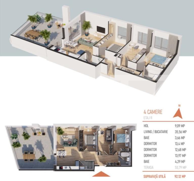 Apartament de vânzare 3 camere Plopilor - 160148AV | BLITZ Cluj-Napoca | Poza14