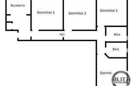 4 camere, 85 mp, decomandat, complet mobilat, zona strazii Mehedinti!