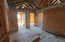 Casă cu 4 camere, 200 mp utili, la roșu, 530 mp teren, în Dâmbul Rotund