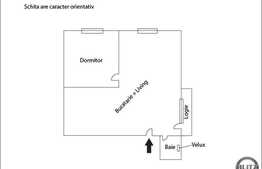 Mansarda cu 2 camere, 54 mp, balcon, semifinisata! Parcare! Zona Stejarului!