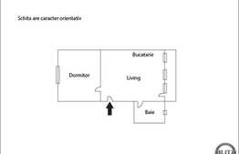 Apartament 2 camere, 45 mp, balcon, zona strazii Cetatii! Partial mobilat!