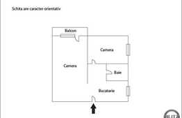 2 camere, 49 mp, decomandat, etaj intermediar, zona Profi