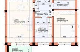 De vanzare apartament de 2 camere decomandat