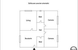 Vanzare apartament 3 camere, 65 mp, decomandat, boxa subsol, zona Kaufland