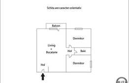 De vanzare apartament 3 camere, 55 mp, boxa subsol, zona strazii Primaverii