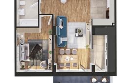 Apartament 2 camere, 59mp, orientare Vestica, zona Fabricii 